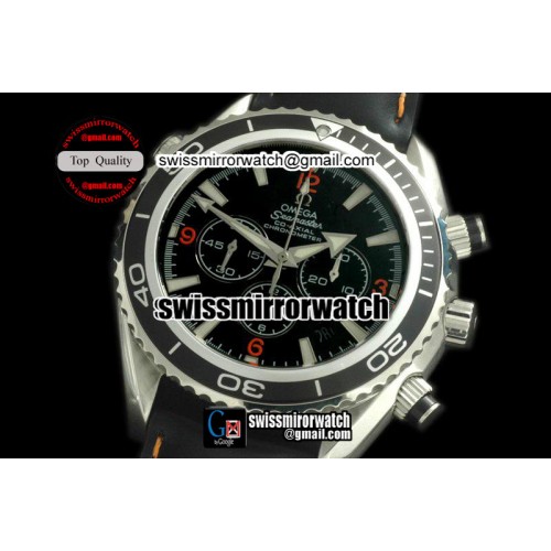 Omega Planet Ocean 45.5 Chrono SS/LE Black 7750