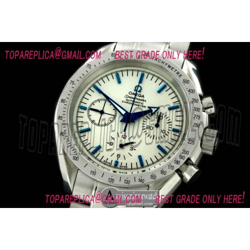 Omega Speedmaster Broad Arrow SS/SS White Venus 75 HW Omega Speedmaster Broad Arrow SS/SS White Venus 75 HW