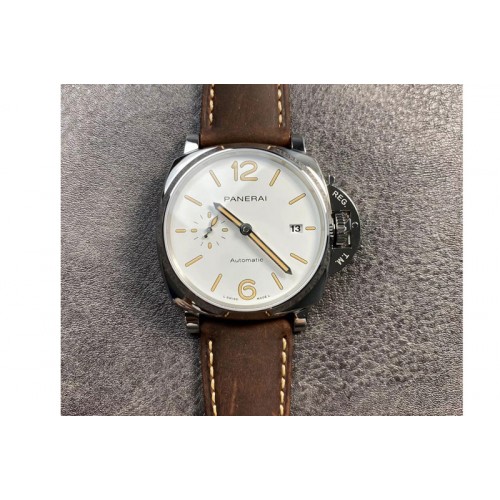 Panerai PAM1046 Luminor Due VSF Best Edition White Dial on Brown Asso Strap AXXXIV