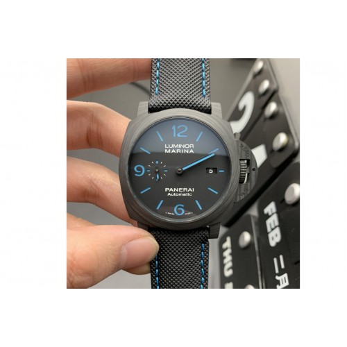 Panerai PAM 1661 Carbotech VSF 1:1 Best Edition on Black Kevlar Composite Strap P.9010 Clone