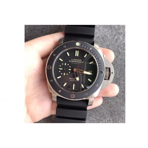 Panerai PAM389 O VSF 1:1 Best Edition on Black Rubber Strap P.9000 Super Clone V2