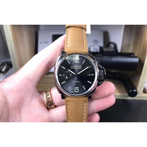 Panerai PAM 904 Luminor Due VSF Best Edition Gray Dial on Brown Asso Strap AXXXIV