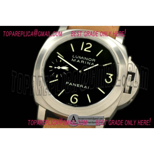 Panerai Luminor Marina 44mm Pam 177 N TI/Leather Black Asia 6497 Watches Panerai Luminor Marina 44mm Pam 177 N TI/Leather Black Asia 6497 Watches