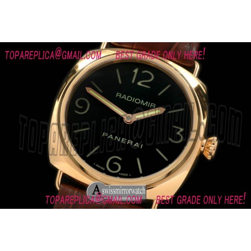 Panerai Pam 231 J Radiomir Base RG/LE Blk 6497