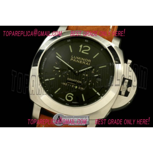 Panerai Pam 365 1950 Tourbillon Equation of Time SS/LE Black