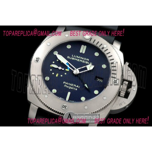 Panerai Pam 371 Regatta GMT TI/LE Blk A7750/P9001