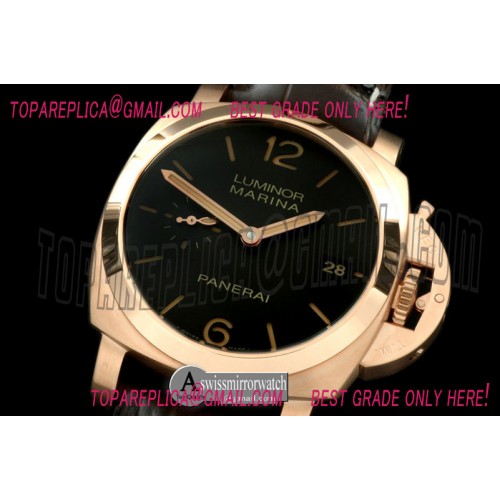 Panerai Pam 393P 1950 3 days Auto RG/LE Blk P9000 Panerai Pam 393P 1950 3 days Auto RG/LE Blk P9000