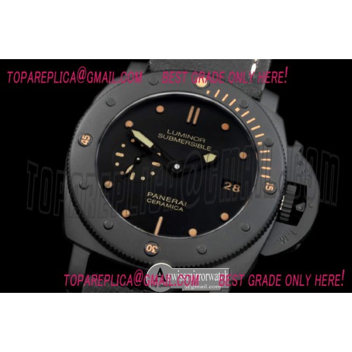 Panerai Pam 508 P Submersible DLC/LE Blk A7750/P9000