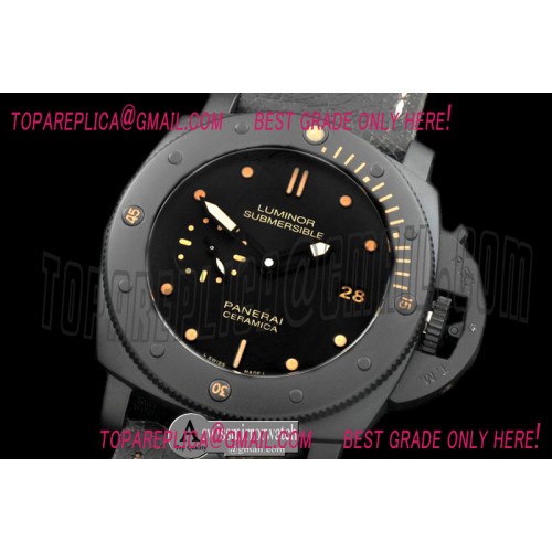 Panerai Pam 508 P Submersible KW DLC/LE Blk ST2555