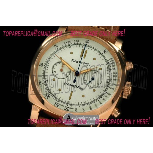 Panerai Radiomir 1940 Chrono RG/LE White Jap OS20 Quartz Panerai Radiomir 1940 Chrono RG/LE White Jap OS20 Quartz