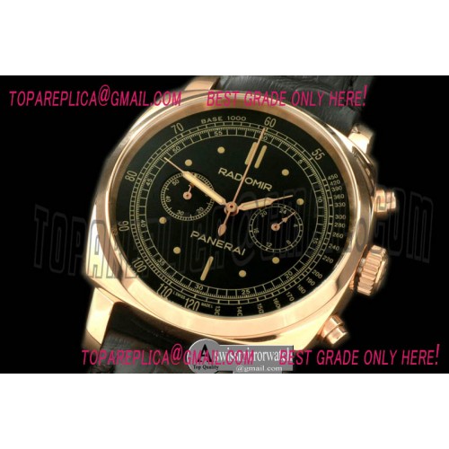 Panerai Radiomir 1940 Chrono RG/LE Black Jap OS20 Quartz Panerai Radiomir 1940 Chrono RG/LE Black Jap OS20 Quartz