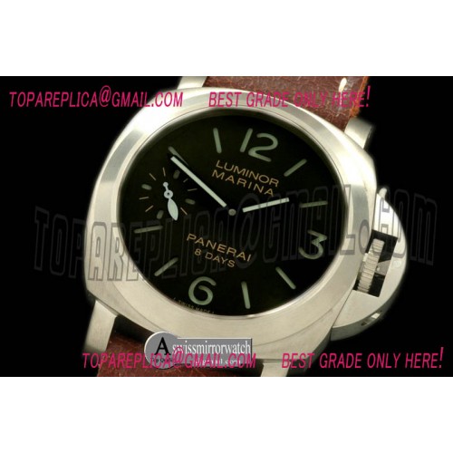 Panerai Pam 564 8 Days TI/LE Brown A-6497/P-5000 21600bph