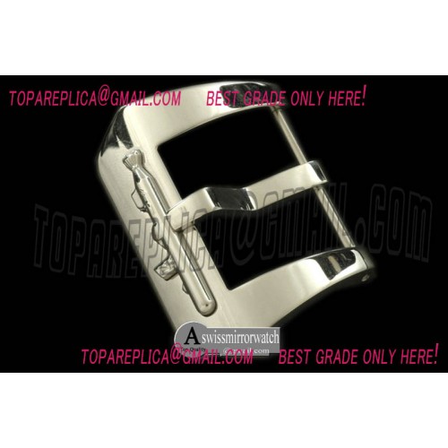 Panerai Steel - Polished Embossed Submarine Buckle 24mm c/w Box