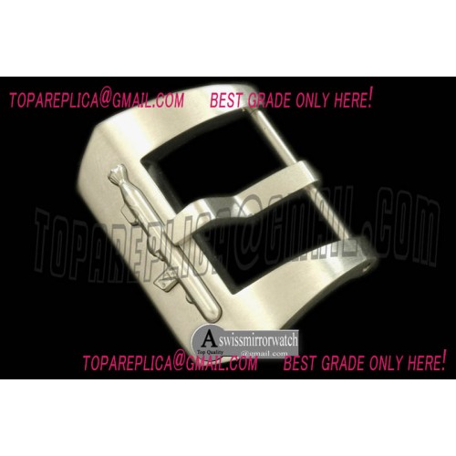 Panerai Steel - Brushed Embossed Submarine Buckle 24mm c/w Box