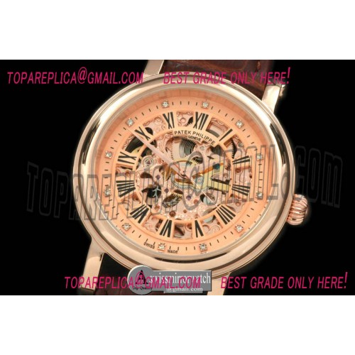 Patek Philippe Classic Skeleton RG/LE R-Gold Asian 2813 Patek Philippe Classic Skeleton RG/LE R-Gold Asian 2813
