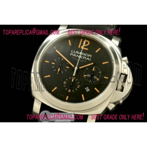 Panerai Pam 356-O Daylight Chrono SS/LE Black Asian 7753