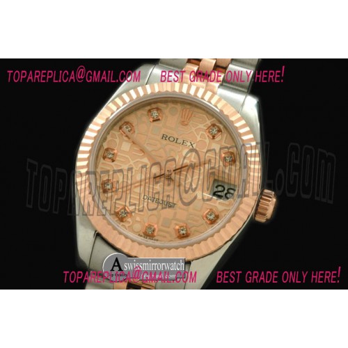 Rolex SS/RG Jubilee R-Gold Diam Swiss 2688/2355