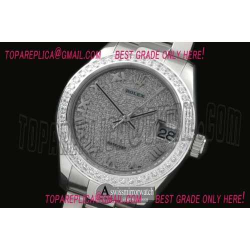 Rolex SS Osyter Diam Roman Asian 2836