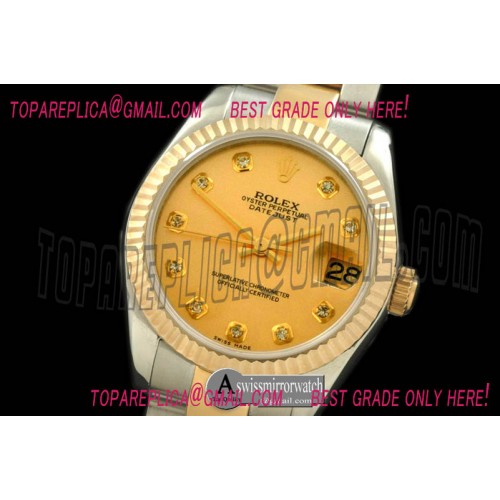 Rolex SS/YG Oyster Gold Diam Swiss 2688/2355