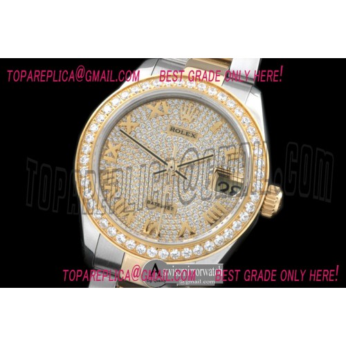 Rolex SS/YG President Diam Roman Asian 2836 Rolex SS/YG President Diam Roman Asian 2836