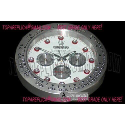Rolex Dealer Clock Daytona Style Swiss Quartz Rolex Dealer Clock Daytona Style Swiss Quartz