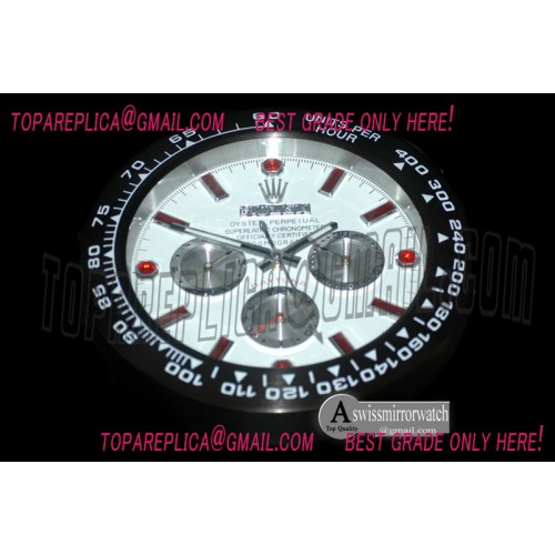 Rolex Dealer Clock Daytona Style Swiss Quartz Rolex Dealer Clock Daytona Style Swiss Quartz