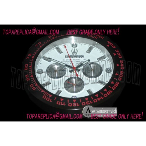 Rolex Dealer Clock Daytona Style Swiss Quartz Rolex Dealer Clock Daytona Style Swiss Quartz