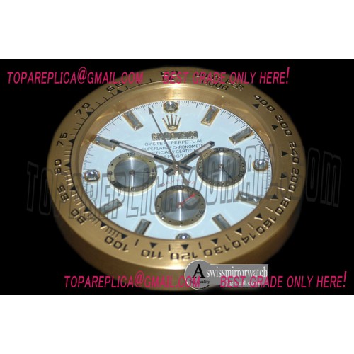 Rolex Dealer Clock Daytona Style Swiss Quartz Rolex Dealer Clock Daytona Style Swiss Quartz