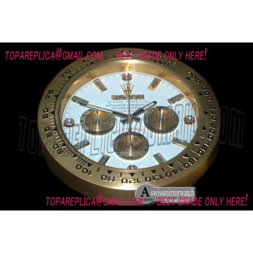 Rolex Dealer Clock Daytona Style Swiss Quartz Rolex Dealer Clock Daytona Style Swiss Quartz
