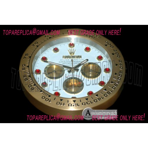 Rolex Dealer Clock Daytona Style Swiss Quartz Rolex Dealer Clock Daytona Style Swiss Quartz