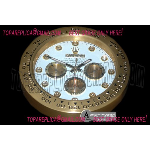 Rolex Dealer Clock Daytona Style Swiss Quartz Rolex Dealer Clock Daytona Style Swiss Quartz