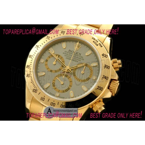 Rolex Daytona 116528 YG/YG Grey Stick A-7750 Sec@6 28800bph Rolex Daytona 116528 YG/YG Grey Stick A-7750 Sec@6 28800bph