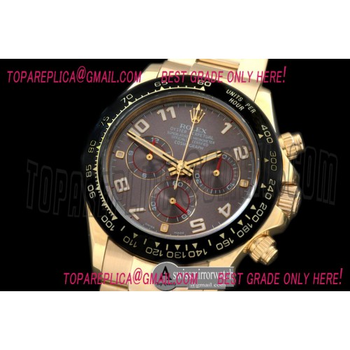 Rolex Daytona 116528 YG/YG Grey Num A-7750 Sec@6