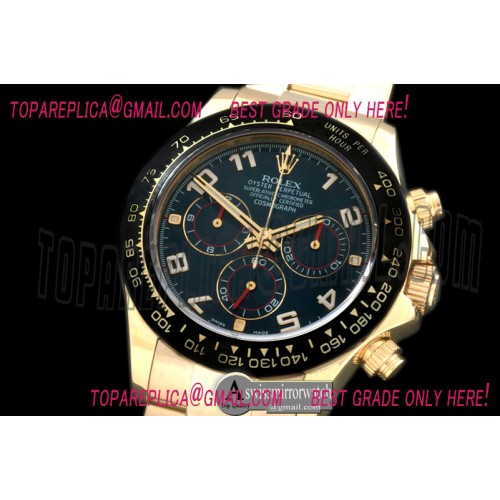 Rolex Daytona 116528 YG/YG Blue Num A-7750 Sec@6 Rolex Daytona 116528 YG/YG Blue Num A-7750 Sec@6