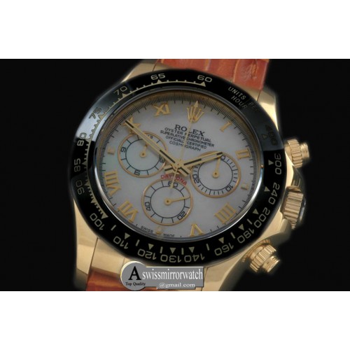Rolex Daytona 116528 YG/YG M-White Roman A-7750 Sec@6