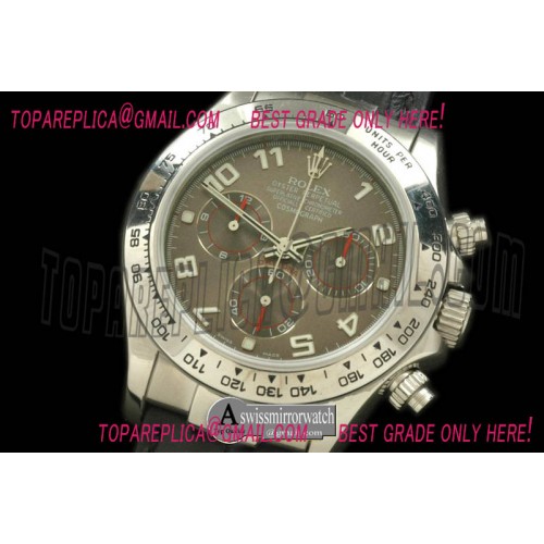 Rolex Daytona 116519 SS/LE Grey Num A-7750 Sec@6