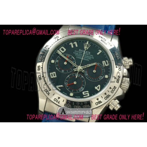 Rolex Daytona 116519 SS/LE Blue Num A-7750 Sec@6