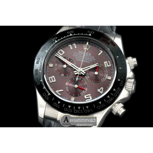 Rolex Daytona 116519 SS/CER/LE Grey Num A-7750 Sec@6 Rolex Daytona 116519 SS/CER/LE Grey Num A-7750 Sec@6