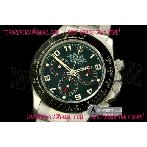 Rolex Daytona 116519 SS/CER/SS Blue Num A-7750