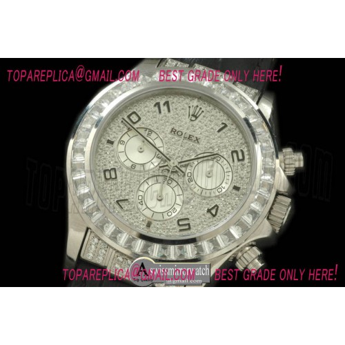 Rolex Daytona SS/LE/SQ-Diam Bez Full Diam Num A-7750 Secs@6.00 Rolex Daytona SS/LE/SQ-Diam Bez Full Diam Num A-7750 Secs@6.00