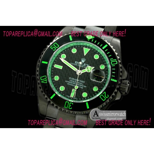 Rolex Submariner 116610 Watch What if Edition PVD Blk A2836