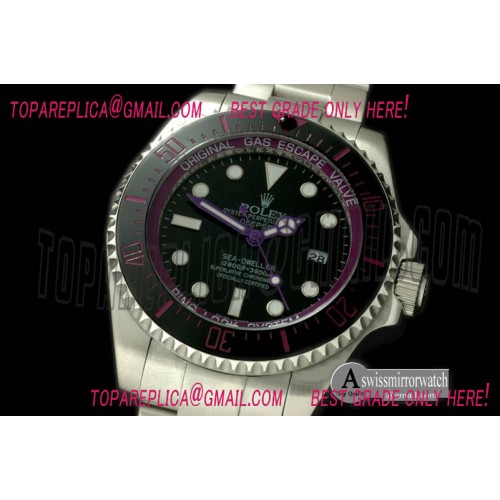 Rolex DeepSea Watch What if Edition SS Blk/Pur A2813