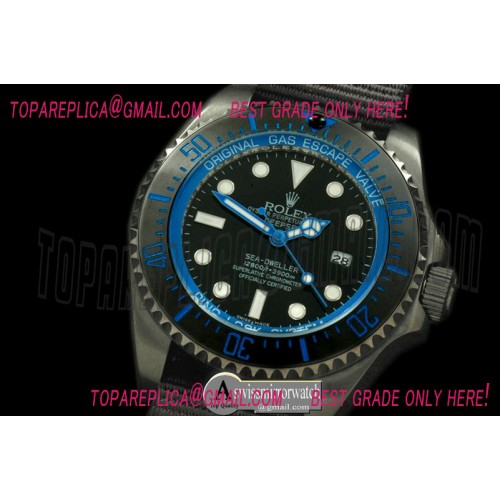 Rolex DeepSea Watch What if Edition PVD Blk/Blue A2813