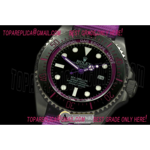 Rolex DeepSea Watch What if Edition PVD Blk/Pur A2813