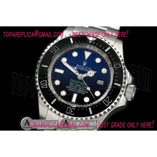 Rolex Deep Sea Blue SS/SS Asian 2836/3136
