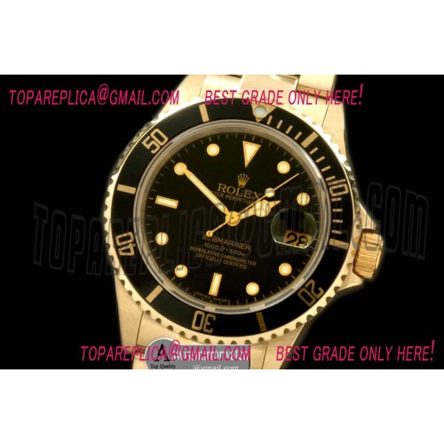 Rolex Submariner 16619 Black FG Sub Asian 2813