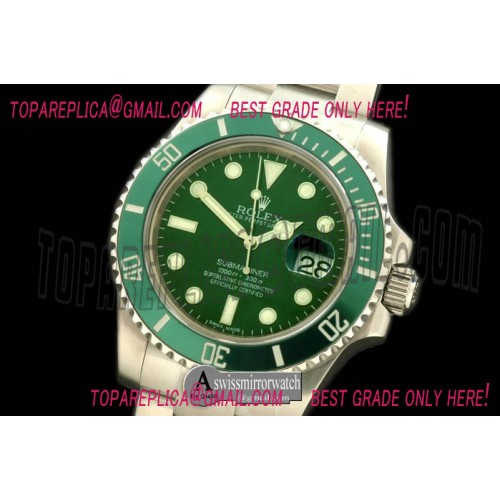 Rolex Submariner  116600LV Green Sub Asian 2836/3135