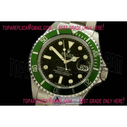 Rolex Submariner 16610LV Black SS Sub Swiss 2824/3135