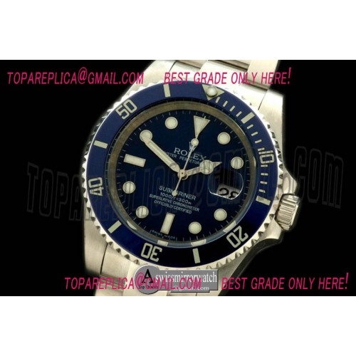 Rolex Submariner 116610 Blue Submariner Asian 2813