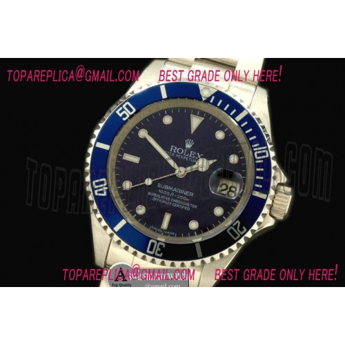 Rolex Submariner 16610 Blue SS Sub Asian 2813